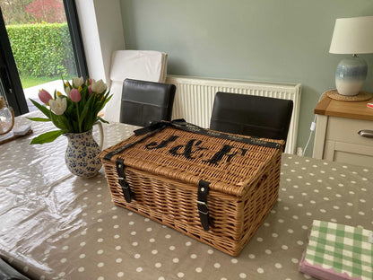 Personalised Wicker Gift Basket (All Sizes)